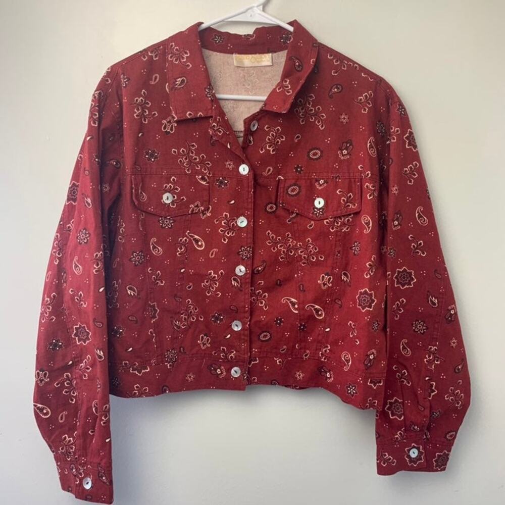 VTG Gina Ginom Western Jean Jacket